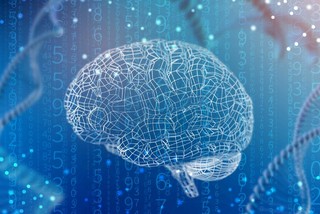 智能大脑人工智能科技5G商务背景人脑背景